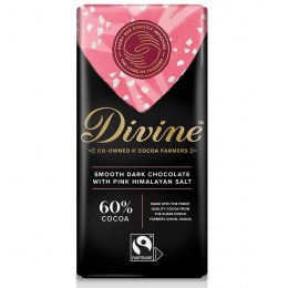 Divine Dark Chocolate with Pink Himalayan Salt - 90g