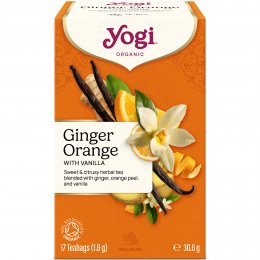 Yogi Organic Ginger Orange & Vanilla Tea - 17 Bags
