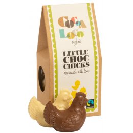 Cocoa Loco White & Milk Chocolate Chicks - 100g