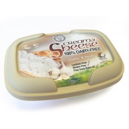 Creamy Sheese Dairy Free Spread - Garlic & Herb - 170g
