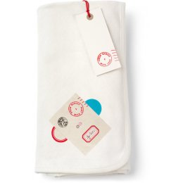From Babies with Love Reversible Monkey Swaddling Blanket