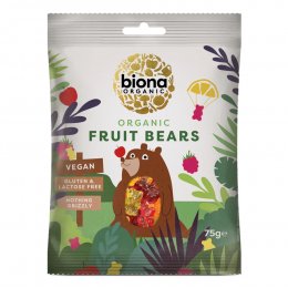 Biona Organic Mini Fruit Jelly Bears - 75g