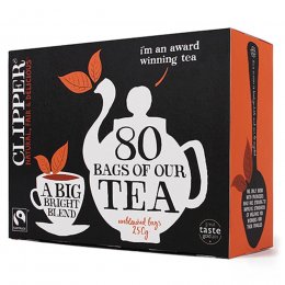 Clipper Fairtrade Tea - 80 Bags