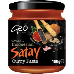 Geo Organics Indonesian Satay Curry Paste - 180g