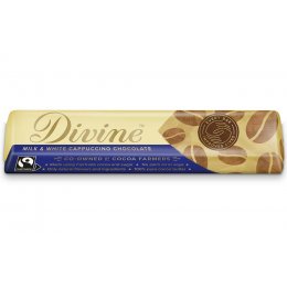 Divine Milk & White Chocolate Cappuccino Bar - 35g