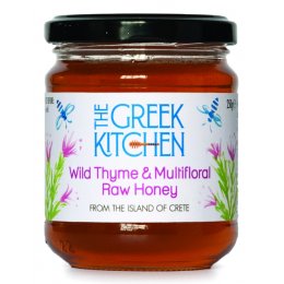 The Greek Kitchen Wild Thyme & Multifloral Greek Raw Honey - 250g