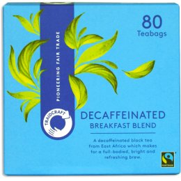 Traidcraft Fair Trade Decaffeinated Breakfast Blend Tea - 80 Teabags