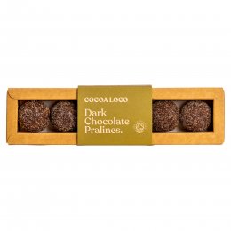 Cocoa Loco Handmade Dark Chocolate Pralines - Box of 6