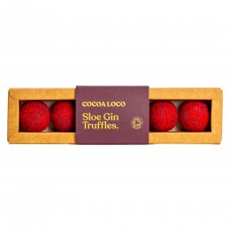 Cocoa Loco Handmade Sloe Gin Truffles - Box of 6