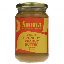Suma Peanut Butter - Crunchy - Unsalted - 340g