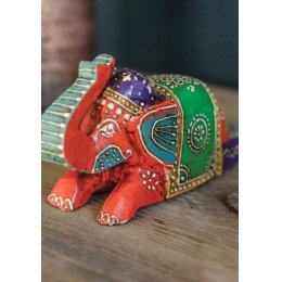 Mango Wood Elephant Doorstop