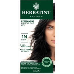 Herbatint Permanent Hair Dye - 1N Black - 150ml