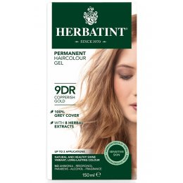 Herbatint Permanent Hair Dye - 9DR Copperish Blonde - 150ml