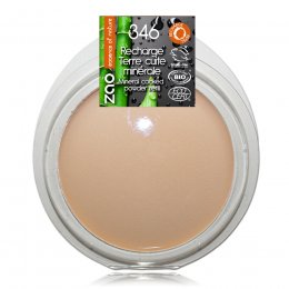 Zao Mattifying Cooked Powder Refill - Bright Complexion - 15g