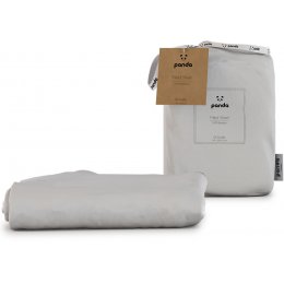 Panda Pure White Fitted Bamboo Sheet - Double