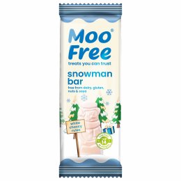 Moo Free Dairy Free White Chocolate Snowman - 32g
