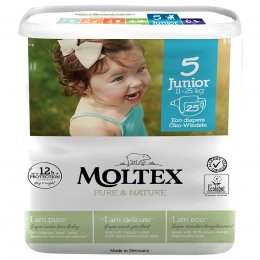 Choose From Sizes 1-6 & JUMBO BOX Moltex Nature Baby Disposable Nappies 