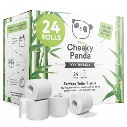 The Cheeky Panda Bamboo Toilet Tissue - 24 rolls