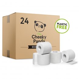 The Cheeky Panda Plastic Free FSC Bamboo Toilet Tissue - 24 rolls