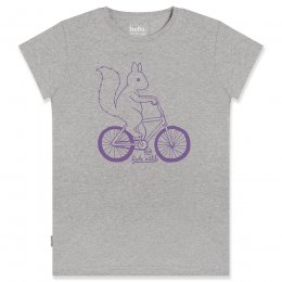 Womens Ride Wild T-Shirt - Ash