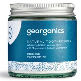 Georganics Natural Toothpowder - English Peppermint - 120ml