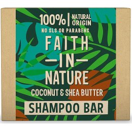 Faith in Nature Shampoo Bar - Coconut & Shea Butter - 85g