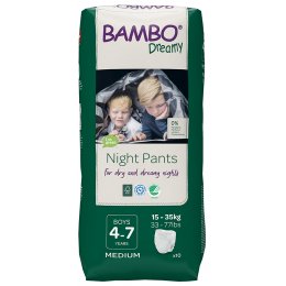 Bambo Nature Boys Dreamy Night Pants - 4-7 - Pack of 10