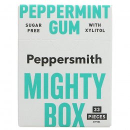 Peppersmith Peppermint Chewing Gum - Big Pack - 50g