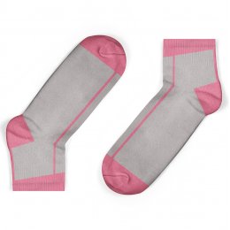 Unisock Kids Pink Stripe Ankle Socks