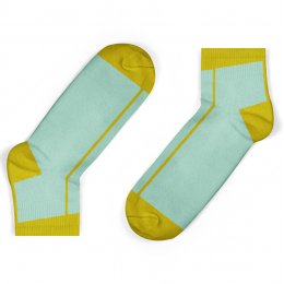 Unisock Kids Mustard Stripe Ankle Socks