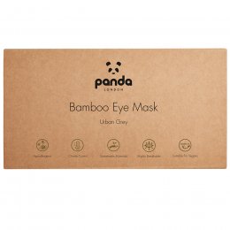 Panda Urban Grey Bamboo Eye Mask