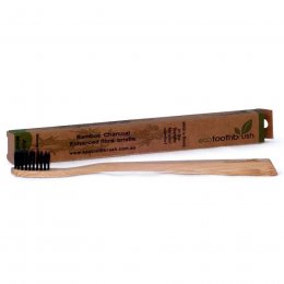 Ecotoothbrush Bamboo Charcoal Toothbrush - Medium