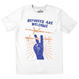 All Riot Refugees are Welcome Organic T-Shirt - White
