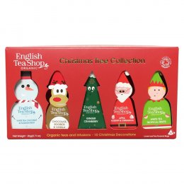 English Tea Shop Christmas Character Pyramid Tea Bag Decorations