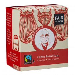 Fair Squared Beard Soap with Cotton Soap Bag - 2 x 80g
