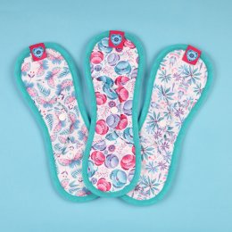 Bloom & Nora Reusable Nora Pads - Maxi - Pack of 3