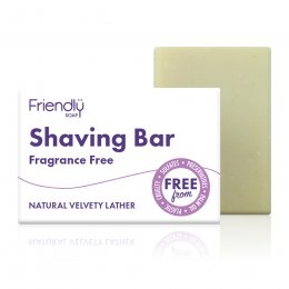 Friendly Soap Fragrance Free Shaving Bar - 95g