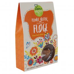 Simply Vegan Peanut Butter Fudge - 125g