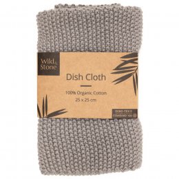 Wild & Stone Organic Cotton Dish Cloth - Dove Grey