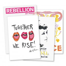 Amnesty Rebellion Art Prints - Set of 8