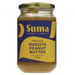 Suma Organic Peanut Butter - Smooth - Salted - 340g
