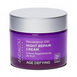 Andalou Naturals Resveratrol Q10 Night Repair Cream - 50g