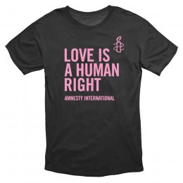 Amnesty Love is a Human Right Unisex T-Shirt