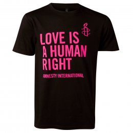 Amnesty Love is a Human Right Unisex T-Shirt