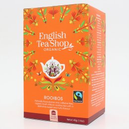 English Tea Shop Organic and Fairtrade Rooibois Tea - 20 Bags