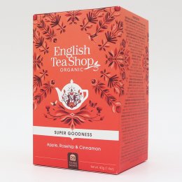 English Tea Shop Organic Apple, Rosehip & Cinnamon Super Fruit Tea - 20 Bags