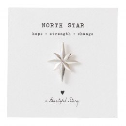 A Beautiful Story Silver Northstar Brooch