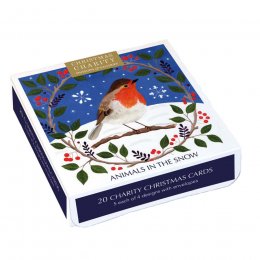 Animals in the Snow Charity Christmas Cards - Pack of 20