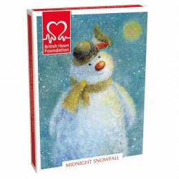 Midnight Snowfall BHF Charity Christmas Cards - Pack of 16