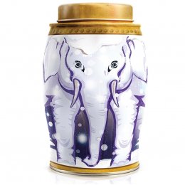 Williamson Tea Earl Grey Snow Globe Elephant Gift Caddy - 100g